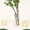 3 Green 43 in Artificial LEAVES STEMS Faux Greenery Plant Branches Party Events